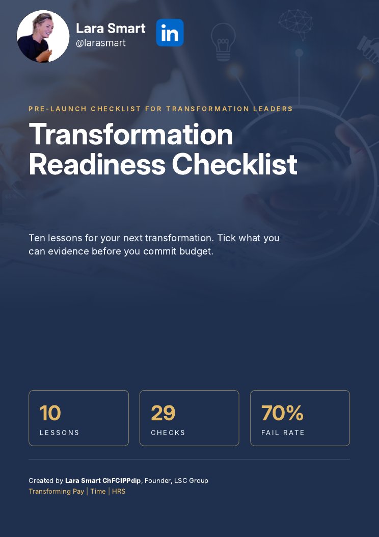 Transformation Readiness Checklist cover